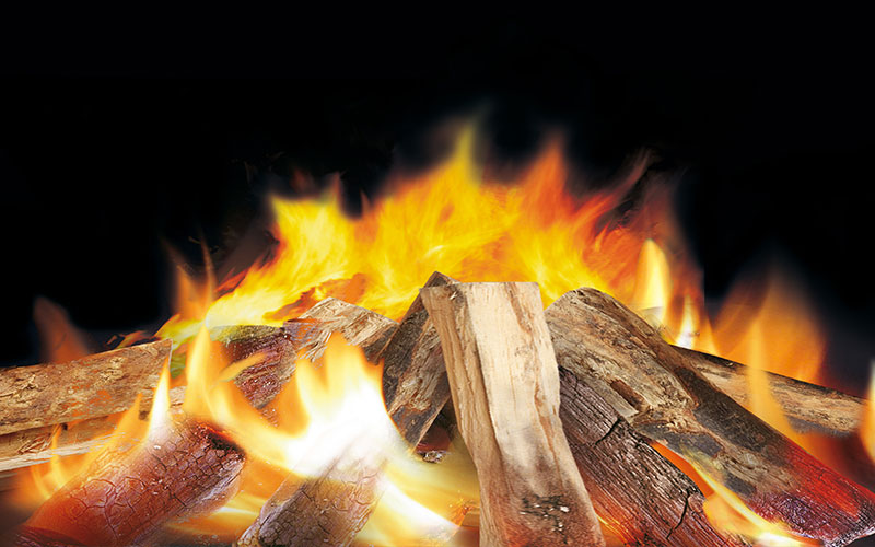 Angenehme und wohldosierte Wärme mit Holz, Briketts und Pellets