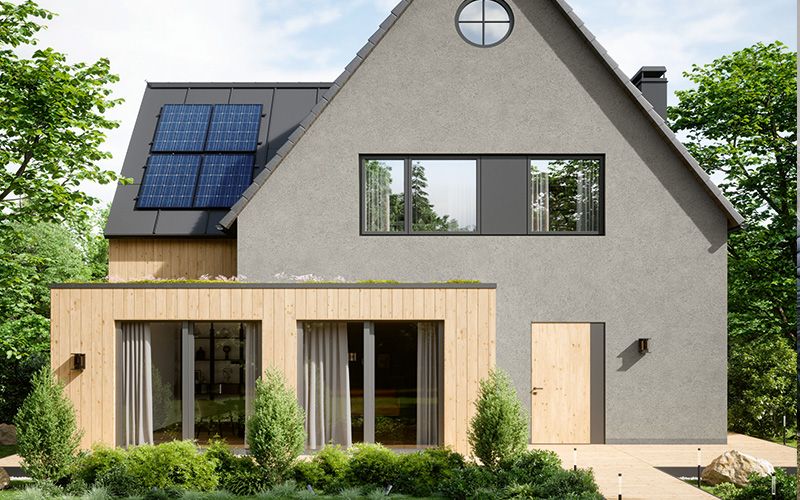 Fassade mit Format Fassade mit Format