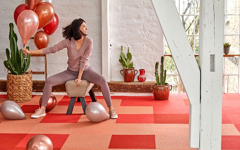Bunte Teppichböden bringen Stimmung Bunte Teppichböden bringen Stimmung